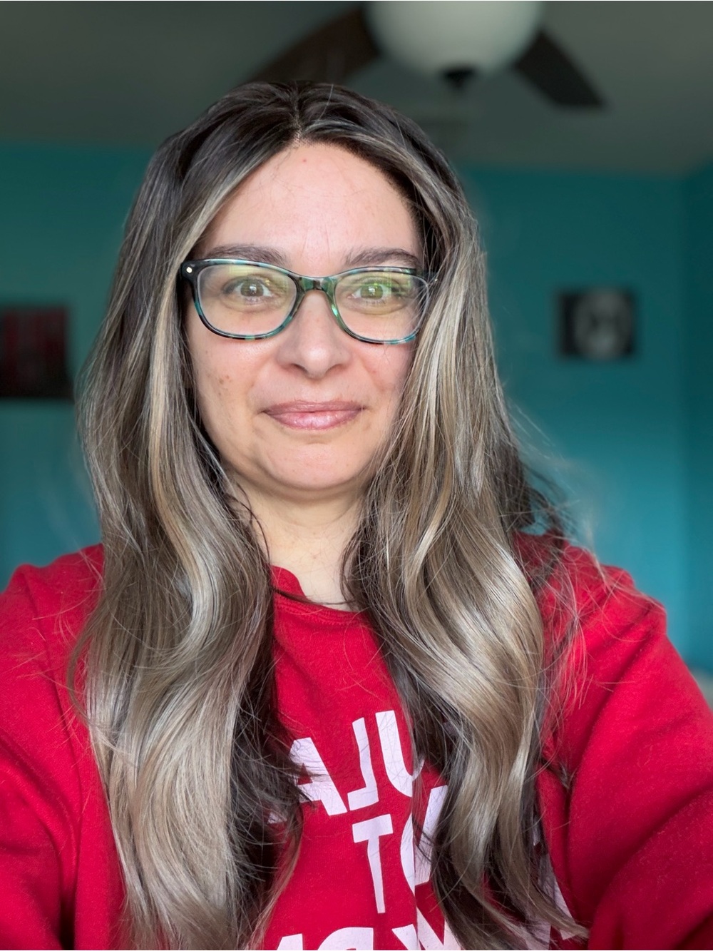 Dixie Crowns Long Layered Wavy Wig in Ash Blonde and Brown — Natural Blend